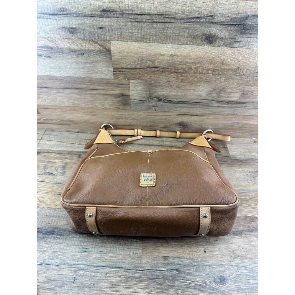 Dooney & Bourke leather Rebecca Luxury Logo Hobo Shoulder Bag - Picture 7 of 9